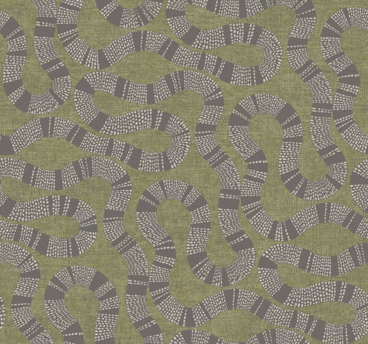 Ophidia Olive Wallpaper