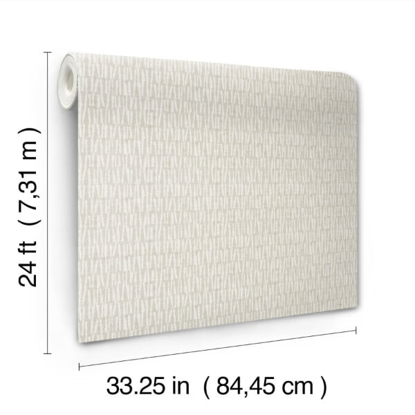 Thatched Grey Wallpaper