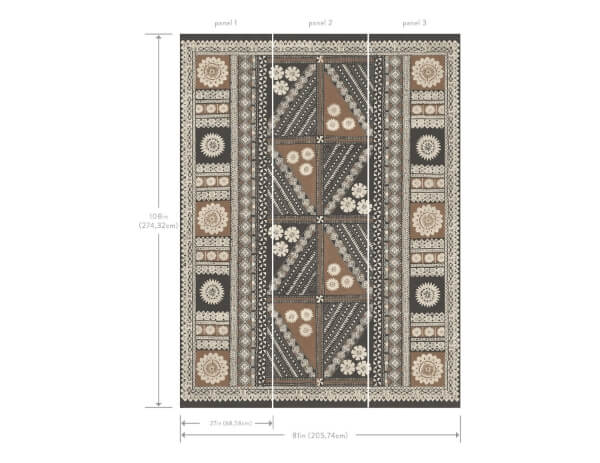 Tapa Sienna Wall Mural