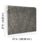 Allerton Bamboo Black Wallpaper
