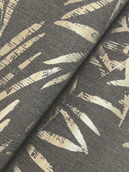 Allerton Bamboo Black Wallpaper