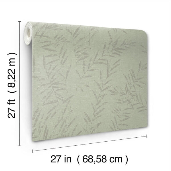 Allerton Bamboo Sage Wallpaper