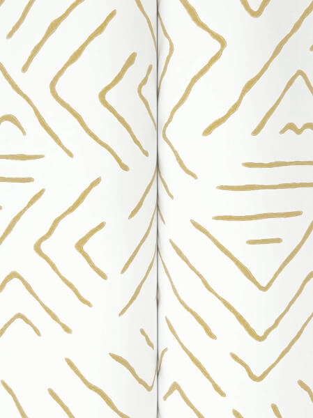 Sirih Ochre Wallpaper