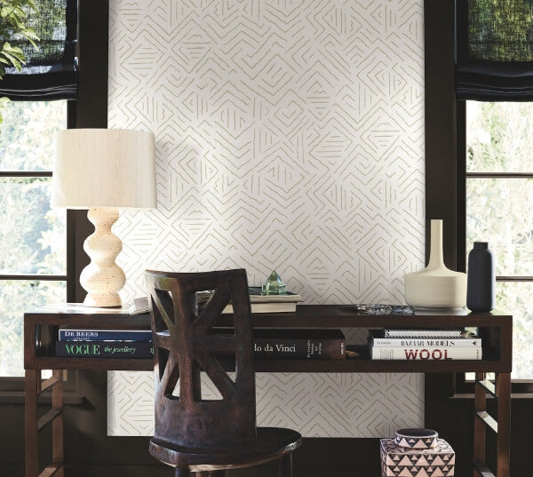Sirih Beige Wallpaper