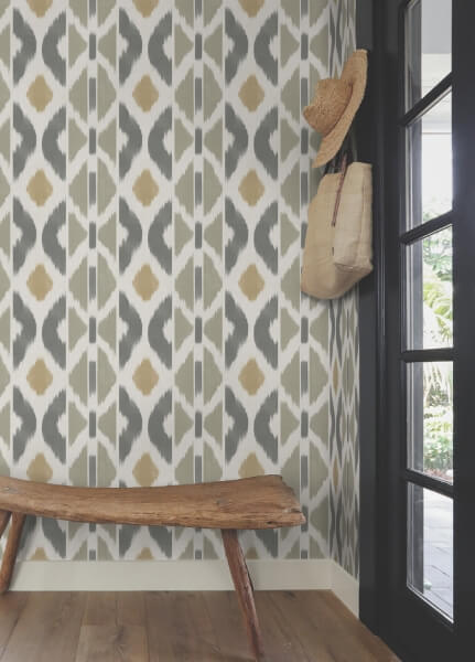 Patan Taupe Wallpaper
