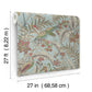 Heronwood Sky Blue Wallpaper