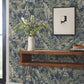 Heronwood Navy Wallpaper