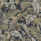 Heronwood Black Wallpaper