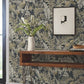 Heronwood Black Wallpaper