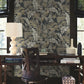 Heronwood Black Wallpaper