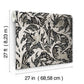 Woodland Tapestry Black Wallpaper