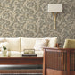 Woodland Tapestry Neutral Metallic Wallpaper