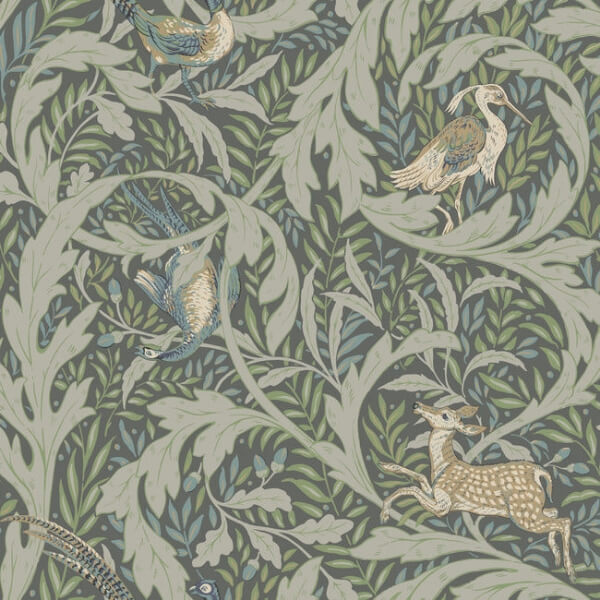 Woodland Tapestry Sage Wallpaper