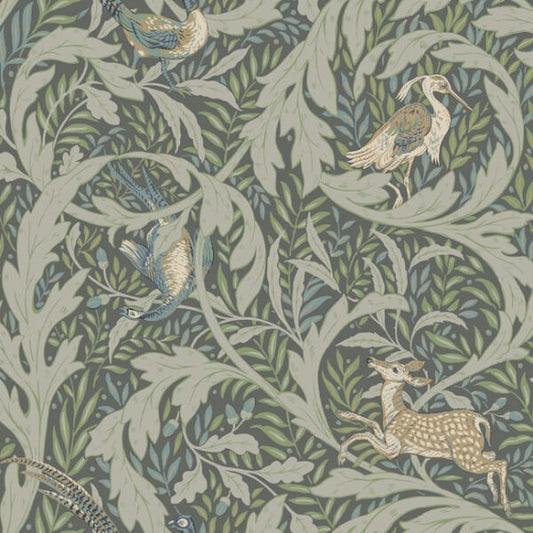Woodland Tapestry Sage Wallpaper
