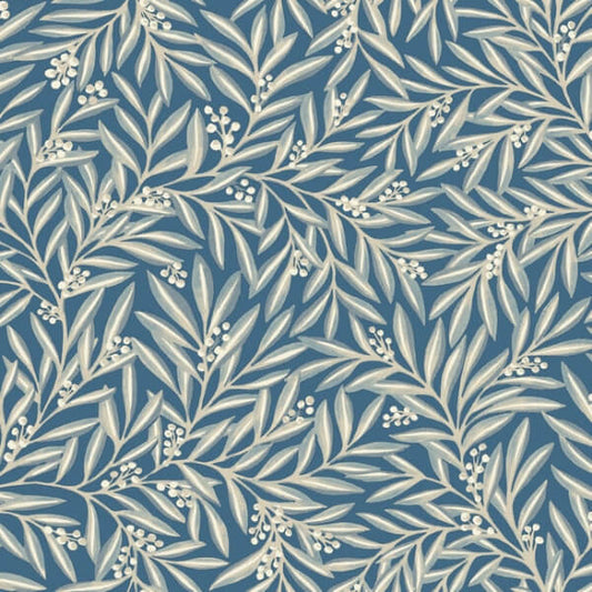 Rowan Dusty Blue Wallpaper