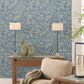 Rowan Dusty Blue Wallpaper