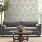 Calluna White & Berry Metallic Wallpaper