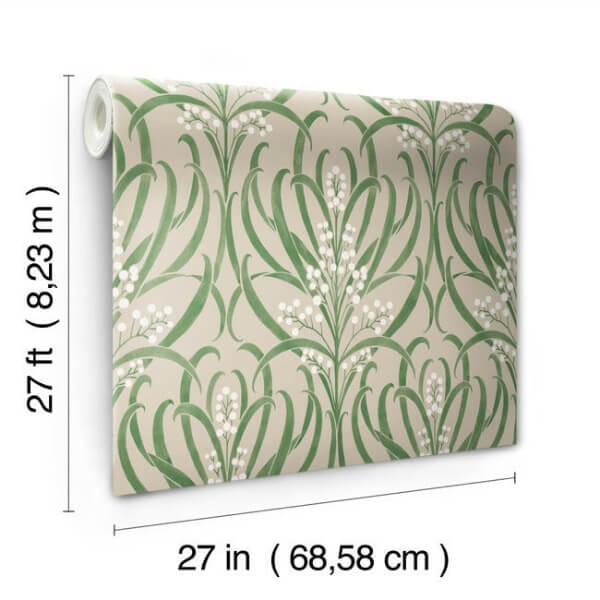 Calluna Linen Metallic Wallpaper