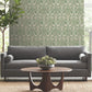 Calluna Linen Metallic Wallpaper