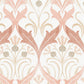 Pine Cone Ribbon Blush Wallpaper