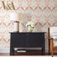 Pine Cone Ribbon Blush Wallpaper