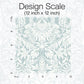 Lockwood Damask Light Blue Wallpaper