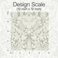 Lockwood Damask Grey Wallpaper