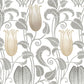 Canterbury Bells Neutral Wallpaper
