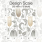 Canterbury Bells Neutral Wallpaper
