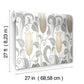 Canterbury Bells Neutral Wallpaper