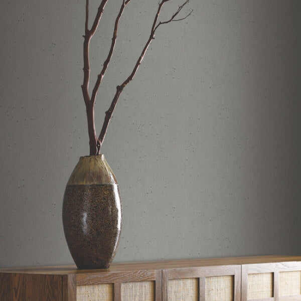 Silver Burnished Patina White Silver Wallpaper