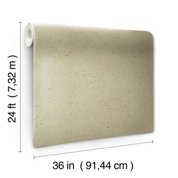 Burnished Patina Beige Wallpaper