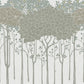 Oakwood Grove White Wallpaper