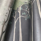 Oakwood Grove Black Wallpaper