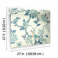 Fanciful Blue & White Wallpaper