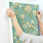 Fanciful Teal Wallpaper