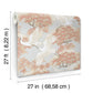 Sprig & Heron Coral Wallpaper