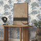 Sprig & Heron Light Blue Wallpaper