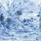 Misty Mountain Blue Wall Mural