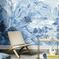 Misty Mountain Blue Wall Mural