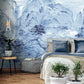 Misty Mountain Blue Wall Mural