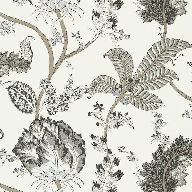 Kalamkari Vine Wallpaper