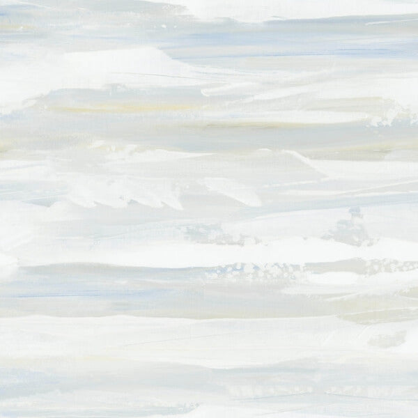 On The Horizon Blue & Yellow Wallpaper