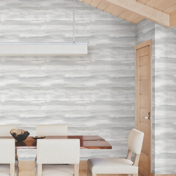 On The Horizon Grey & Slate Wallpaper