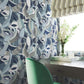 Fauvist Flock Blue Wallpaper