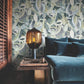 Fauvist Flock Green Wallpaper