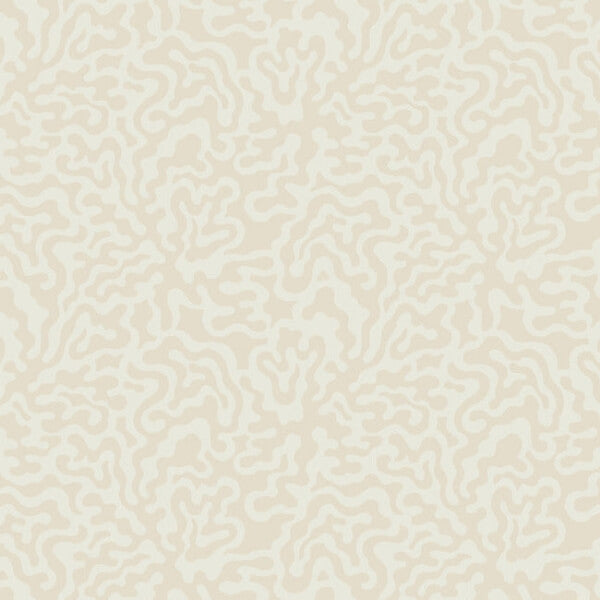 Nebulous Cloud Almond & Metallic Wallpaper