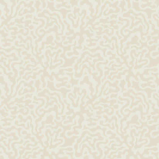 Nebulous Cloud Almond & Metallic Wallpaper