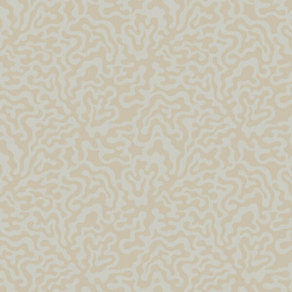 Nebulous Cloud Grey & Gold Wallpaper