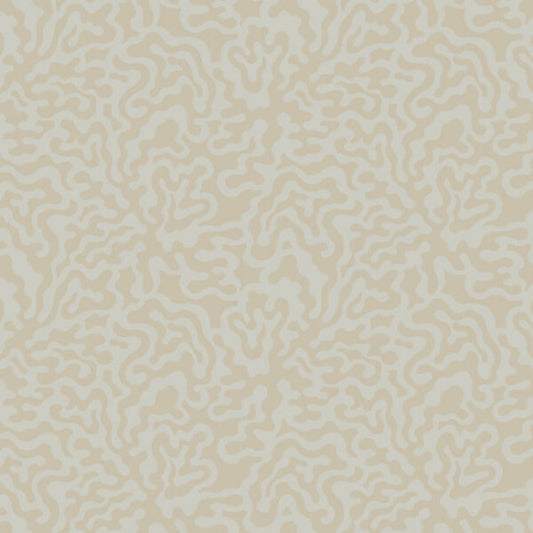 Nebulous Cloud Grey & Gold Wallpaper